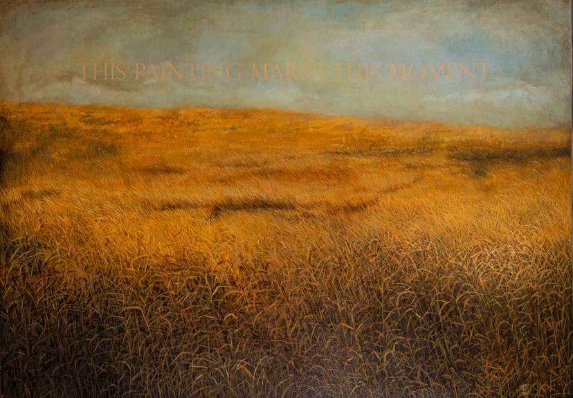 THIS PAINTING MARKS THIS MOMENT